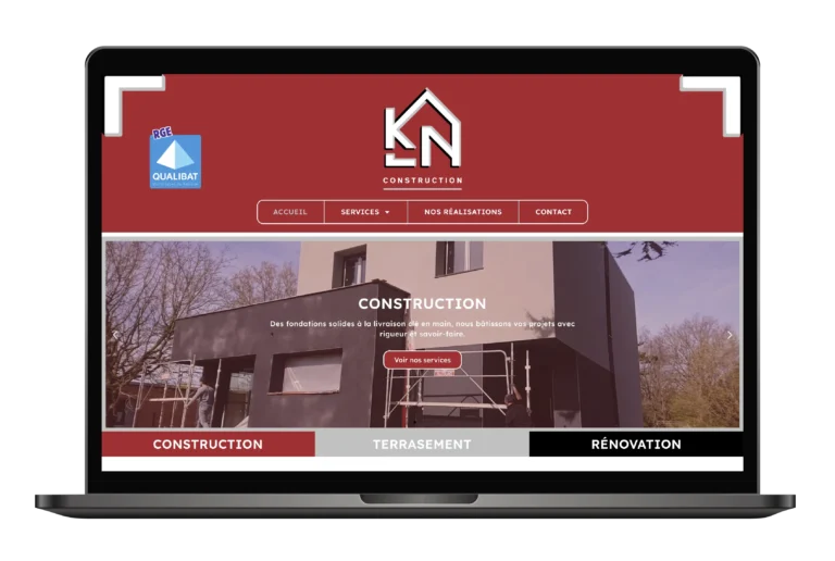 Mockup site internet responsive - Création site web professionnel ALMA Agency
