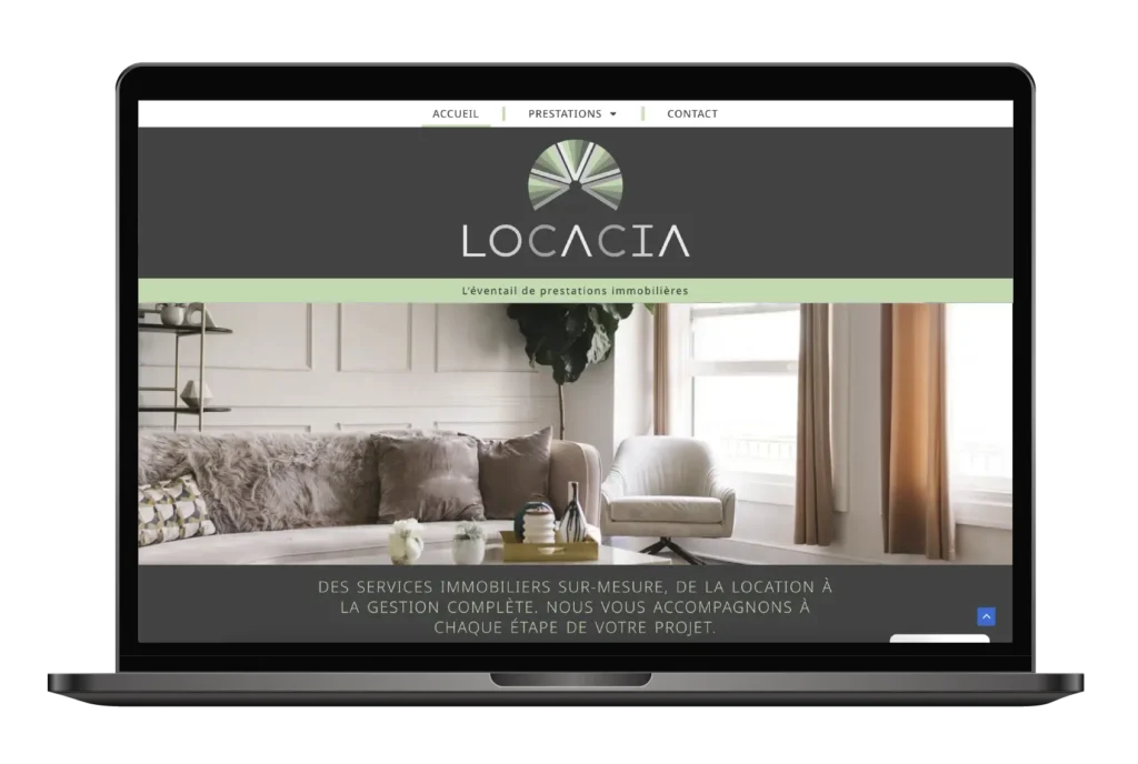 Mockup site internet responsive - Création site web professionnel ALMA Agency