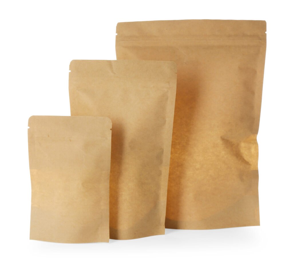 Papier kraft non blanchi packaging artisanal bio authentique sac sachet alimentaire entreprise France recyclable économique naturel brut
